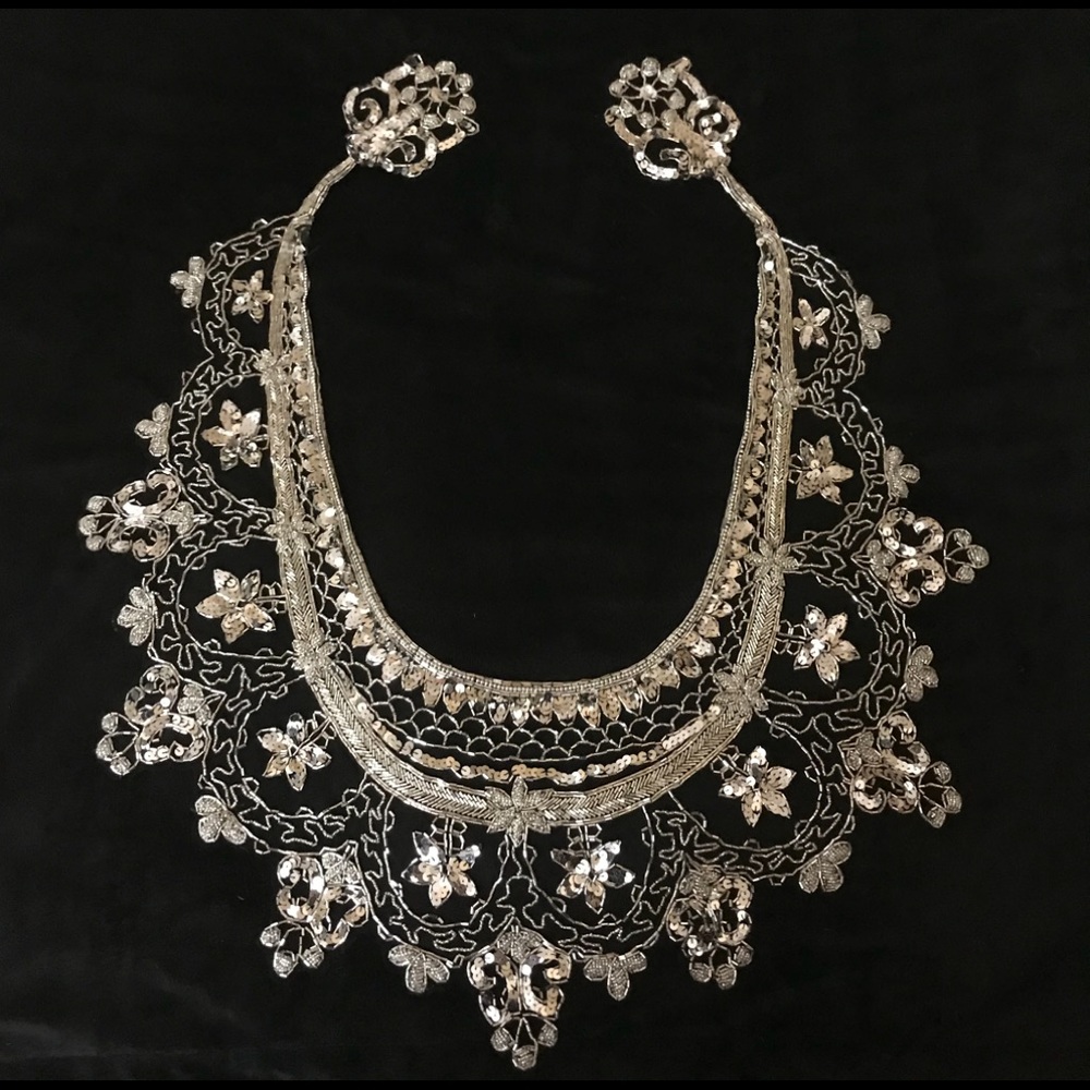 HOST PICK Silver Sequin Beaded Hip Wrap & Shrug